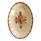 Ravier vintage faïence Longchamp modèle Agen