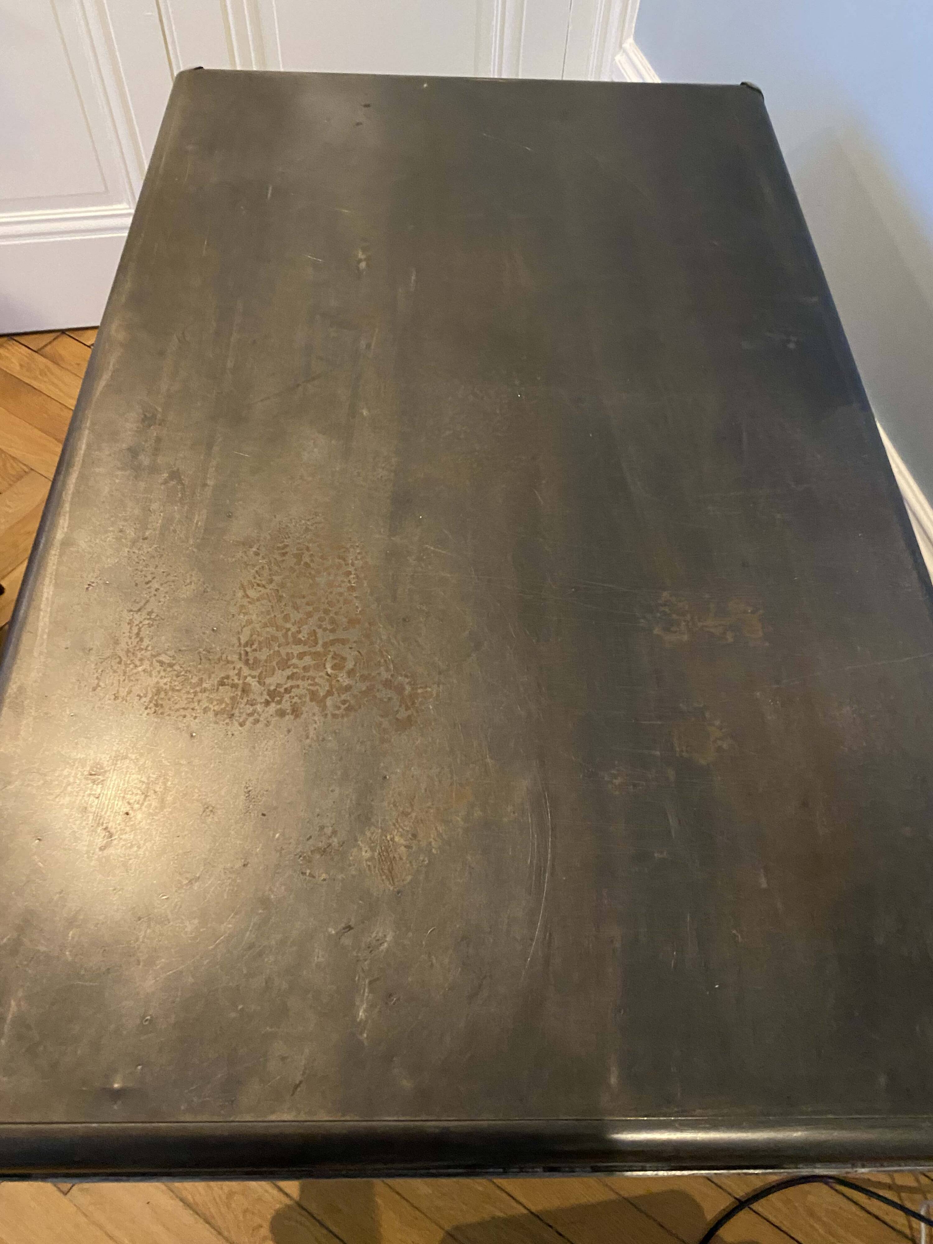 metal desk industrial style