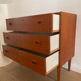 Commode en teck design vintage