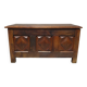 Louis XIII oak bank safe