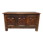 Banc coffre Louis XIII en chêne