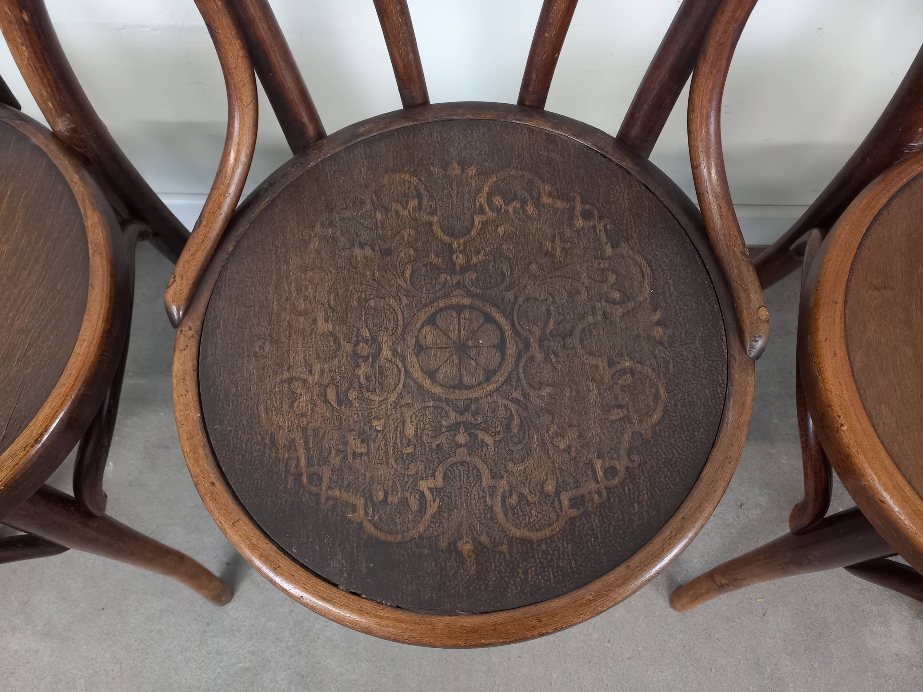 Thonet Bistro Chairs, Set of 6