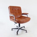 Ring Mekanikk leather office armchair 60's