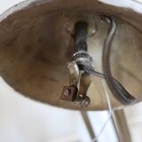 Art Deco chandelier in bronze and opaline by Jean Pascaud, 1940s.