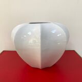 XL octagonal ceramic vase