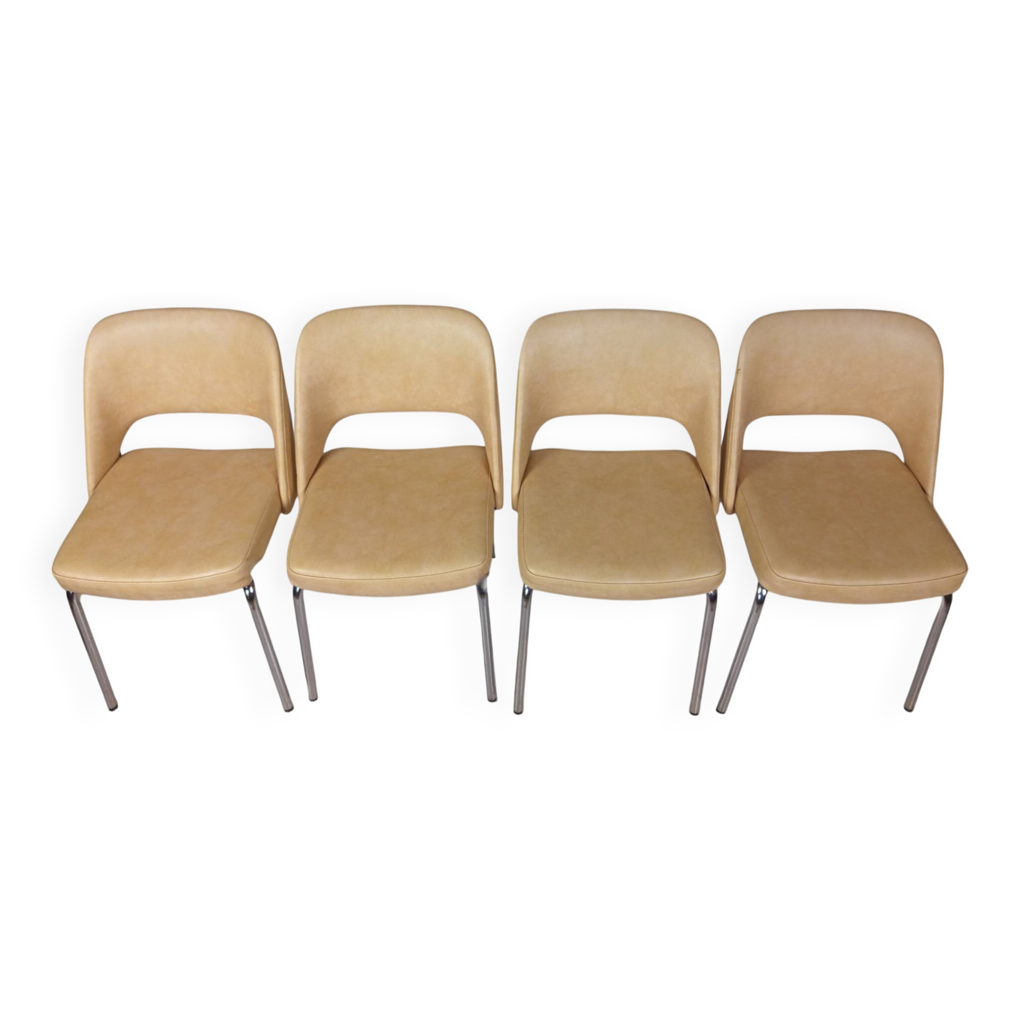Suite de 4 chaises vintage