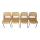 Suite de 4 chaises vintage