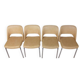 Suite de 4 chaises vintage