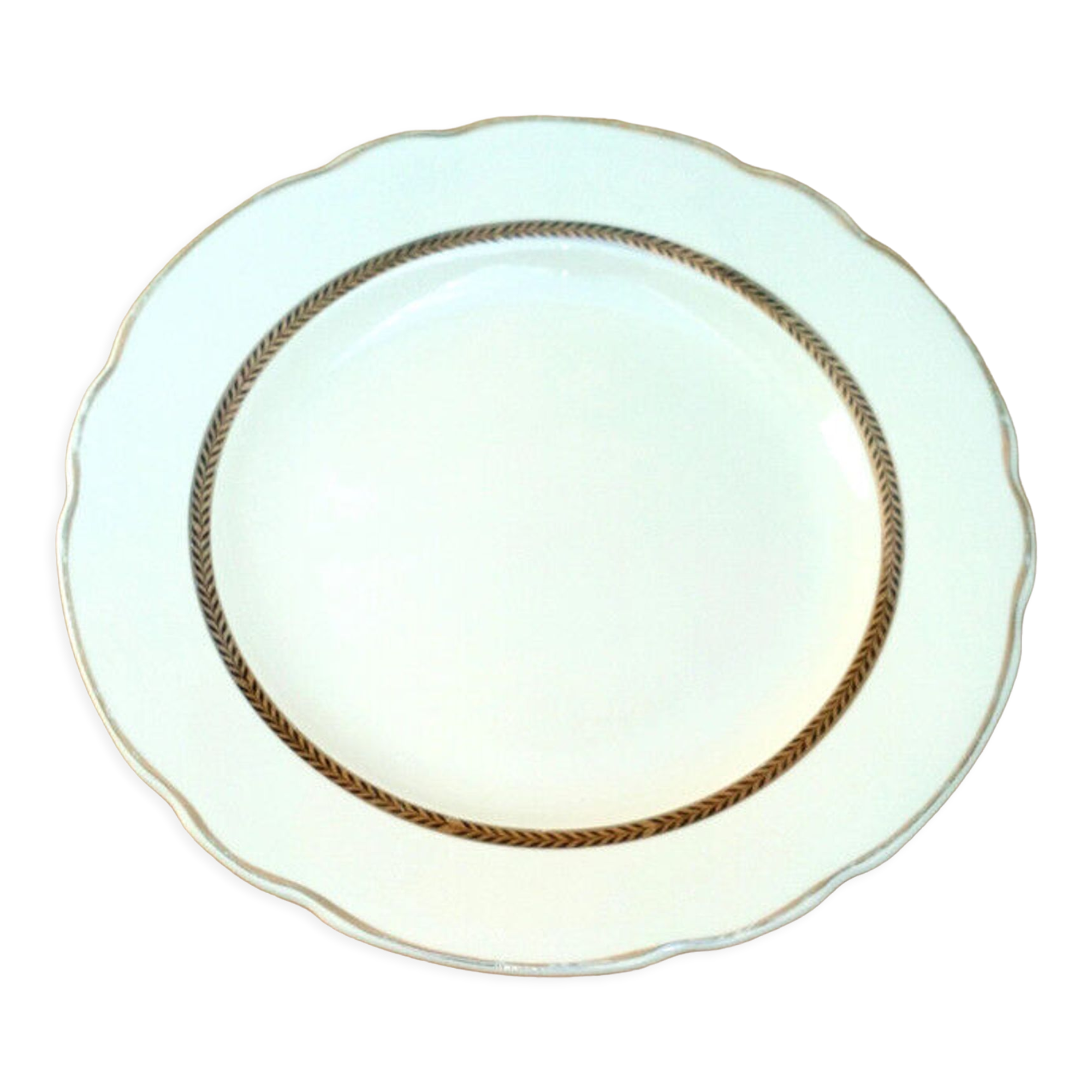 Serving dish Digoin Sarreguemines Turenne