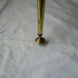 Pair of four-foot stools in vintage red moumoute