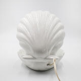 White shell lamp 70's