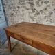 Old oak farmhouse table, dining table, Auvergne, circa 1750–1800