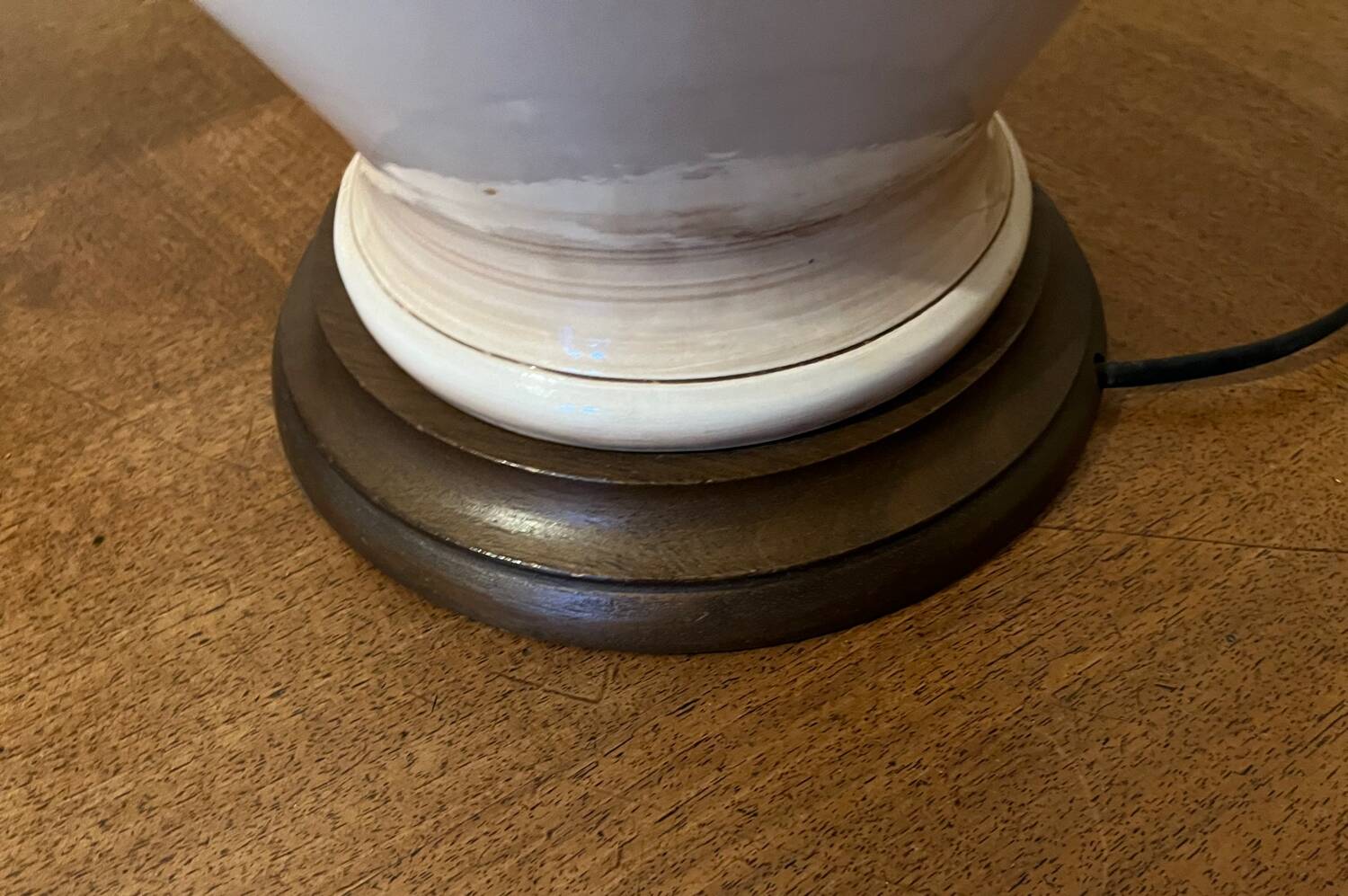 Pair of ceramic lamp bases