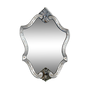 miroir venitien ancien 108x72cm