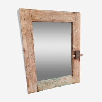 Wooden mirror frame country door