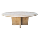 Natural travertine coffee table