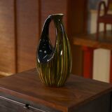 Ceramic vase / pitcher signed St Clément 1950's