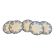 Set of 5 flat plates Saint Amand Terre de Fer