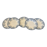 Set of 5 flat plates Saint Amand Terre de Fer