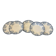 Set of 5 flat plates Saint Amand Terre de Fer