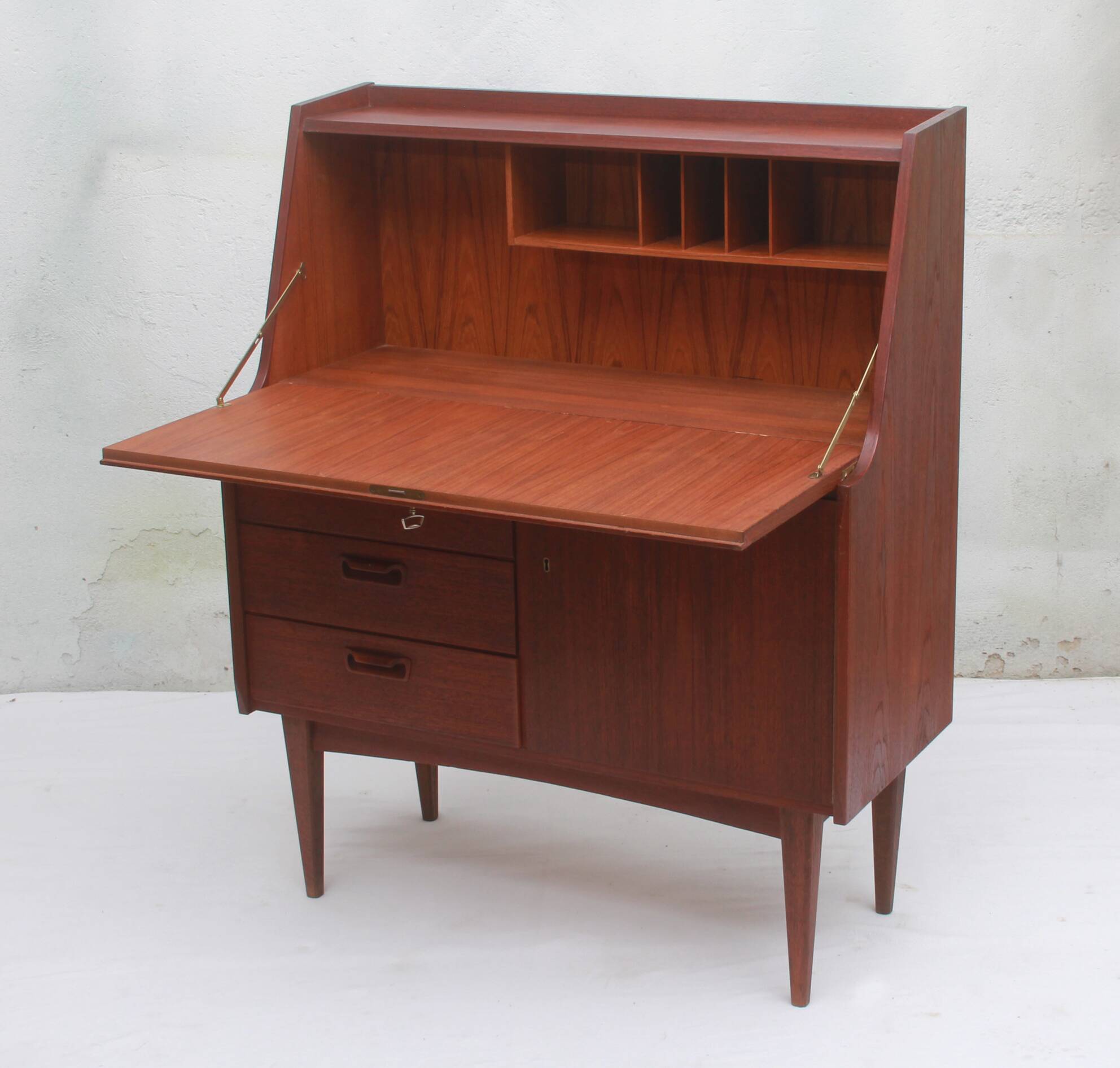 1950s secretary desk in teak
