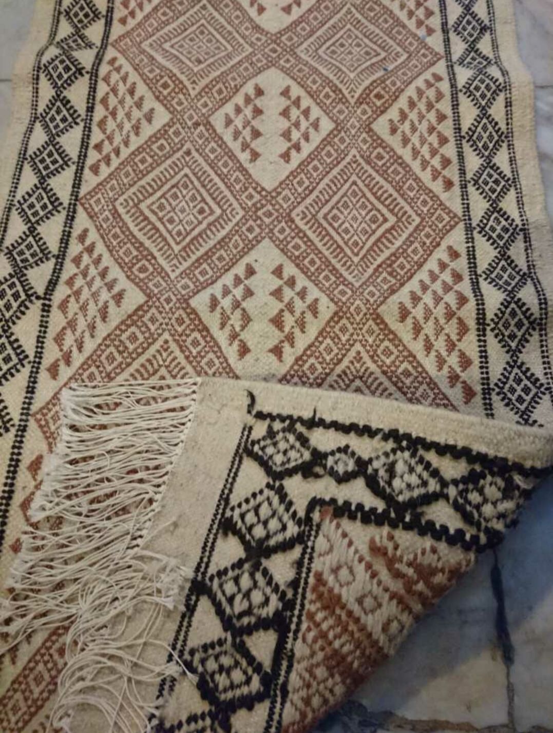 Wool rug 265x72cm
