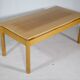 Minimalist Ash wood coffee table, 1970s