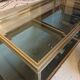 Brass/glass table designed by Pierre Vandel Paris
