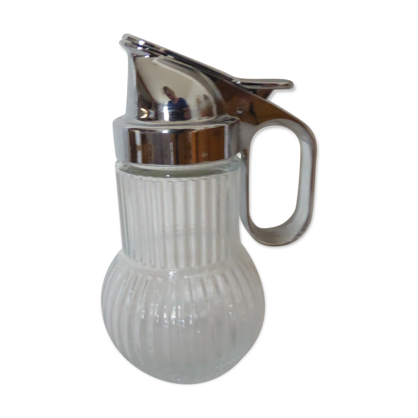Sucrier verre et inox