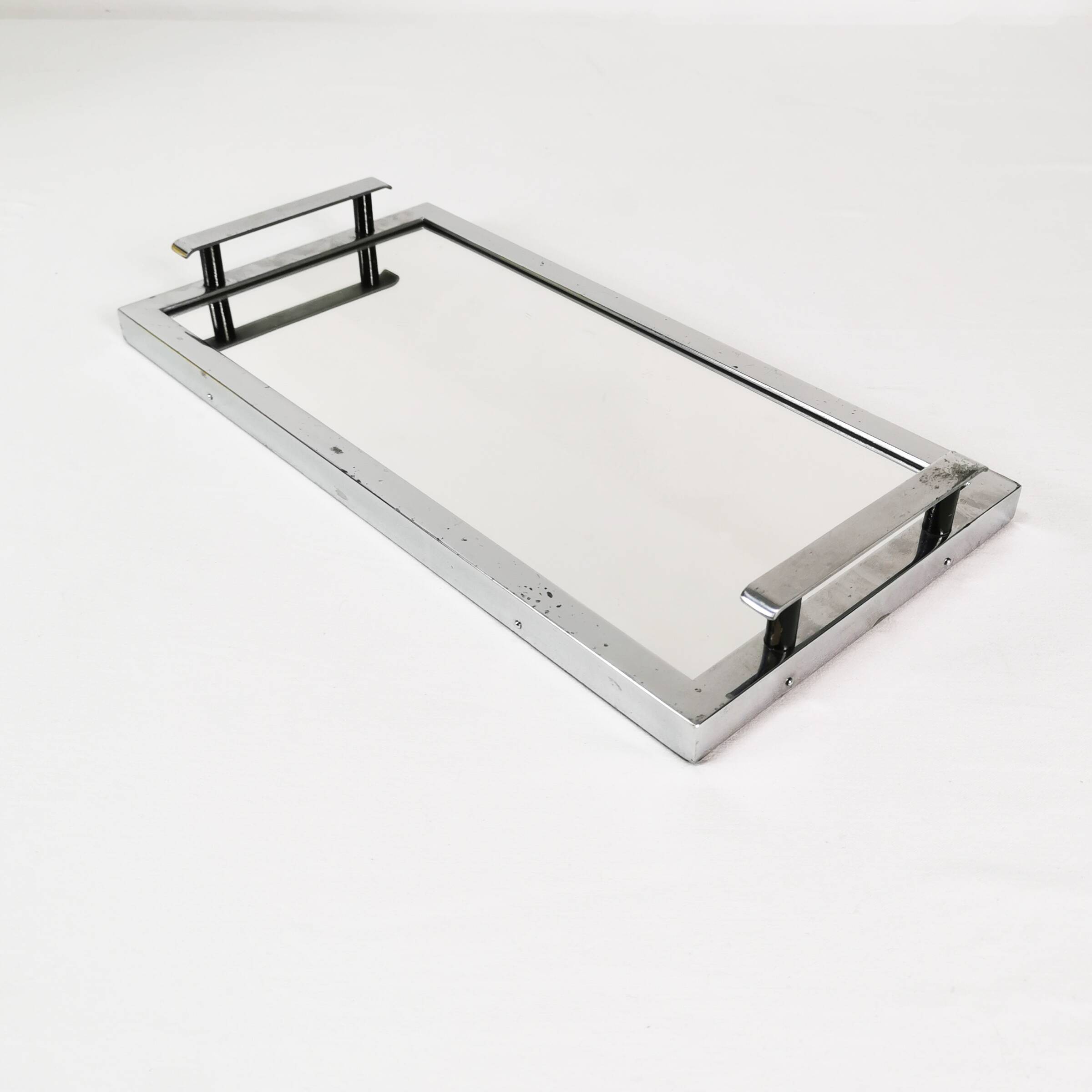 Small, intimate Art Deco mirror tray, Czechoslovakia, 1930s.