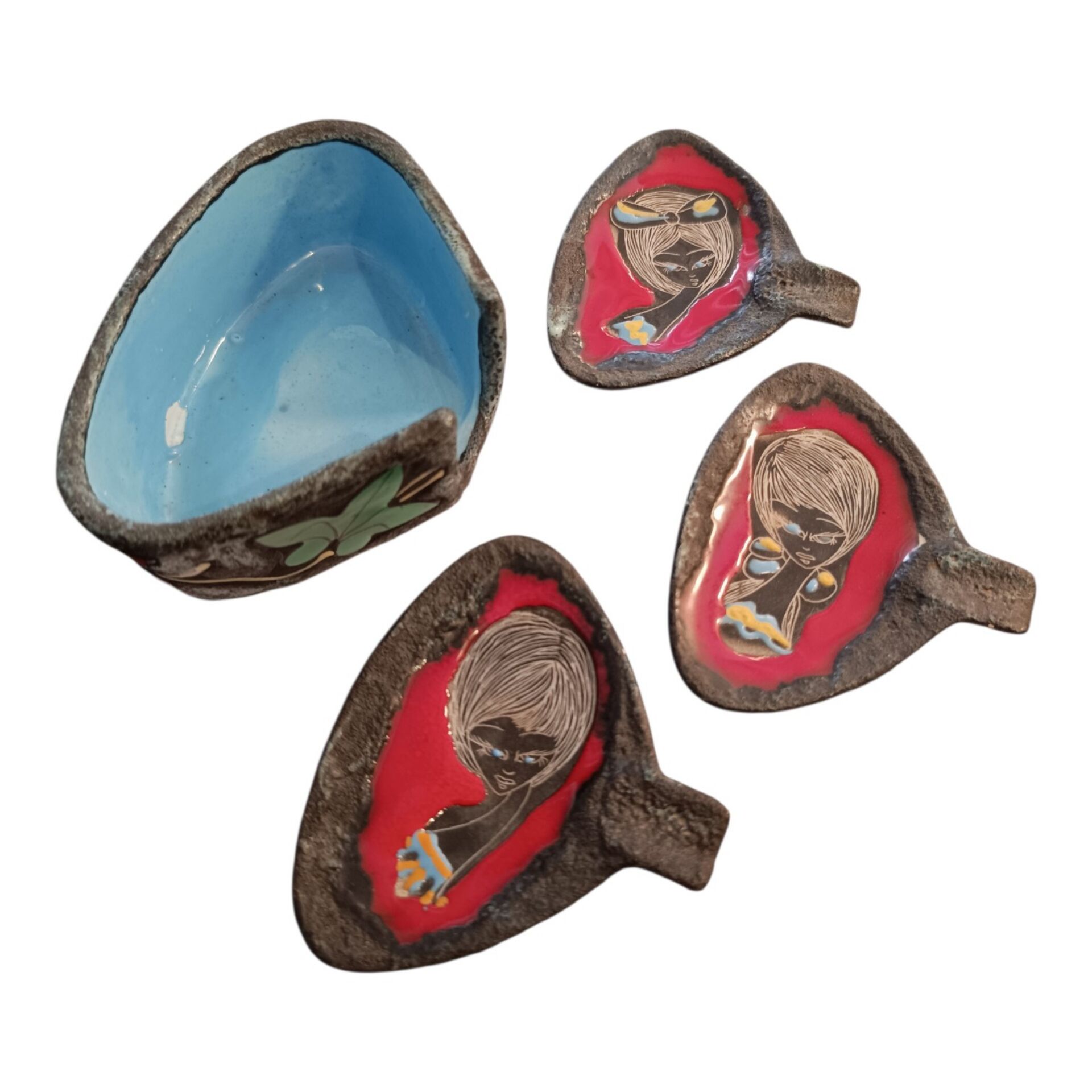 Ceramic ashtray Italy 1960