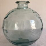 Thick glass cylinder, vase