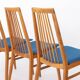 Set of 6 German Dining Chairs, 1960s | Solid Beech Mid-Century Chairs |