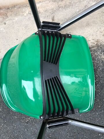 Modus Office Chairs by Osvaldo Borsani for Tecno, 70s, Set of 4 stackables