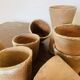 Lot de 10 pots en terre cuite circa 1930 graineterie