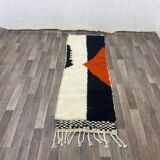 Handmade wool rug for your hallway size 75 x 300 cm