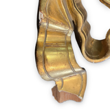 Decorative knot in wood and gilded stucco nineteenth