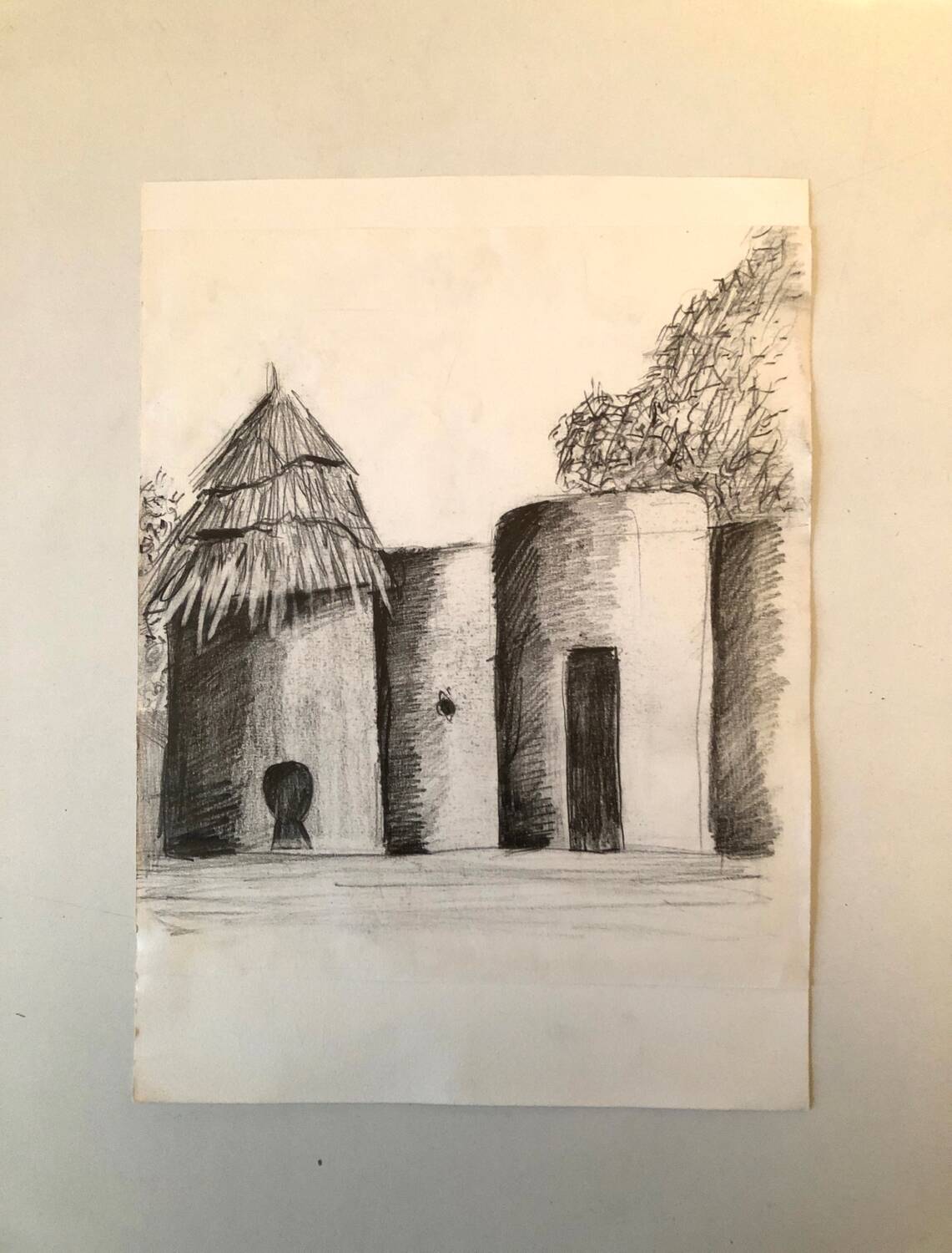 African Cases Drawing