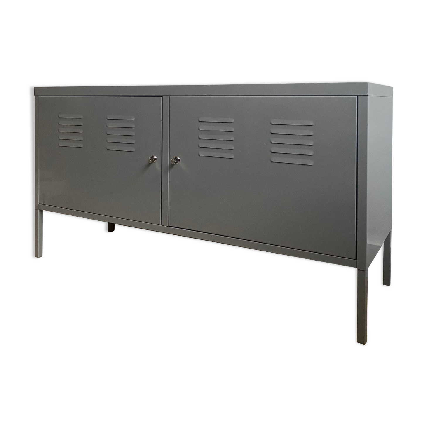 Iconic vintage cabinet Ikea PS gray color