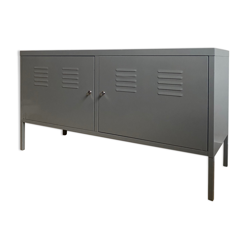 Iconic vintage cabinet Ikea PS gray color | Selency