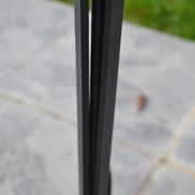 Vintage Sèvres crystal and wrought iron floor lamp from the 1950s
