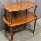 Tea table, marquetry living room table, early 20th century
