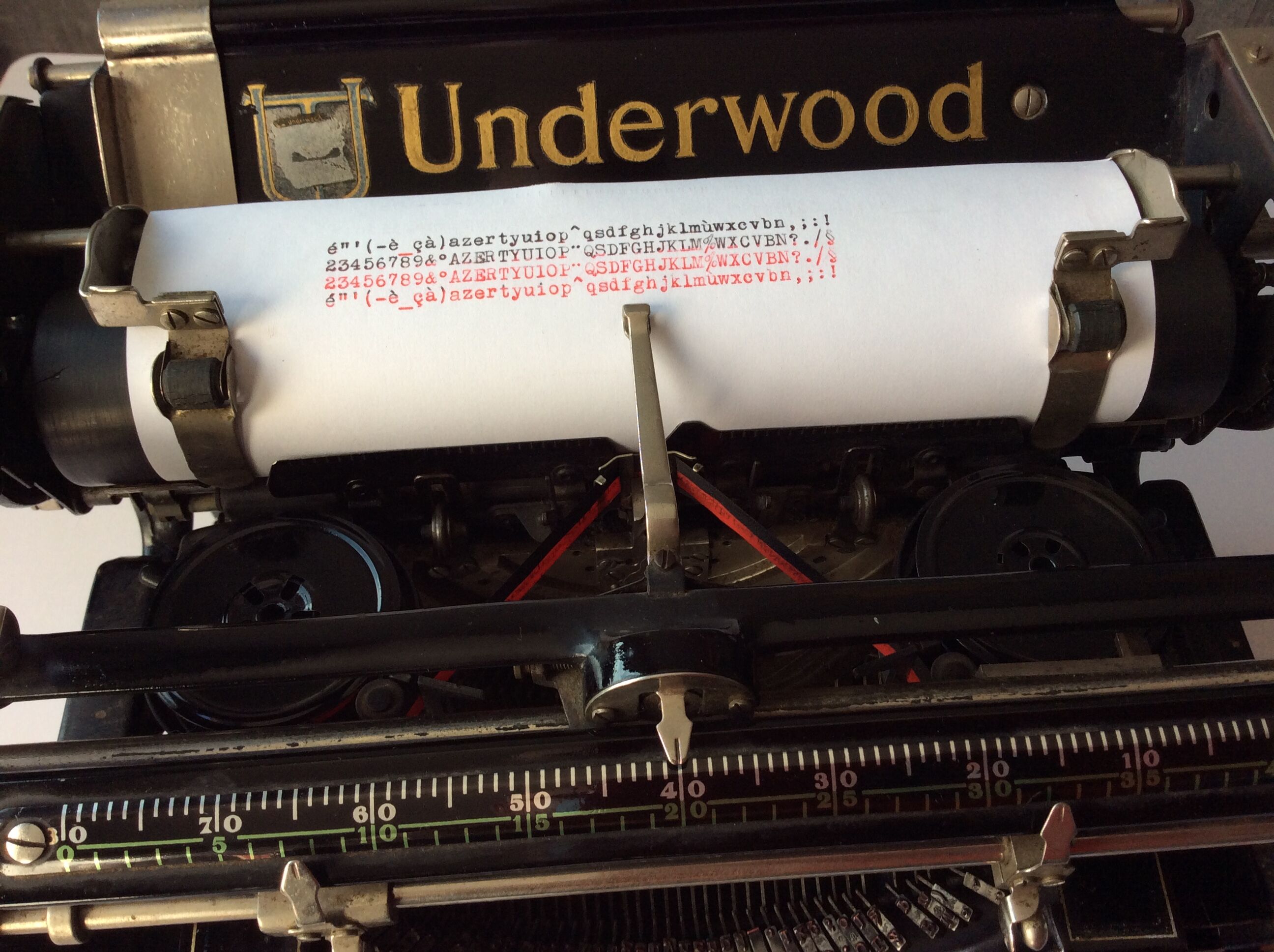 Old Underwood Typewriter