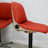 4 chaises "space age " Wilkhahn, circa 1970