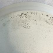 Old plate gs porcelain