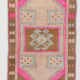 Handmade Wool İn Vintage Door Mat Rug