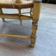 Pair of vintage patinated armchairs