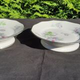 2 coupes montées en porcelaine