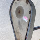 XL Mid Century Aluminor France gray desk lamp / table lamp