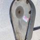 XL Mid Century Aluminor France gray desk lamp / table lamp